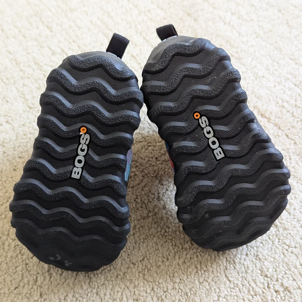 Bogs B-MOC Snow Boots Toddler 7 Wild Brush Waterproof Fleece Outdoor Winter Ski